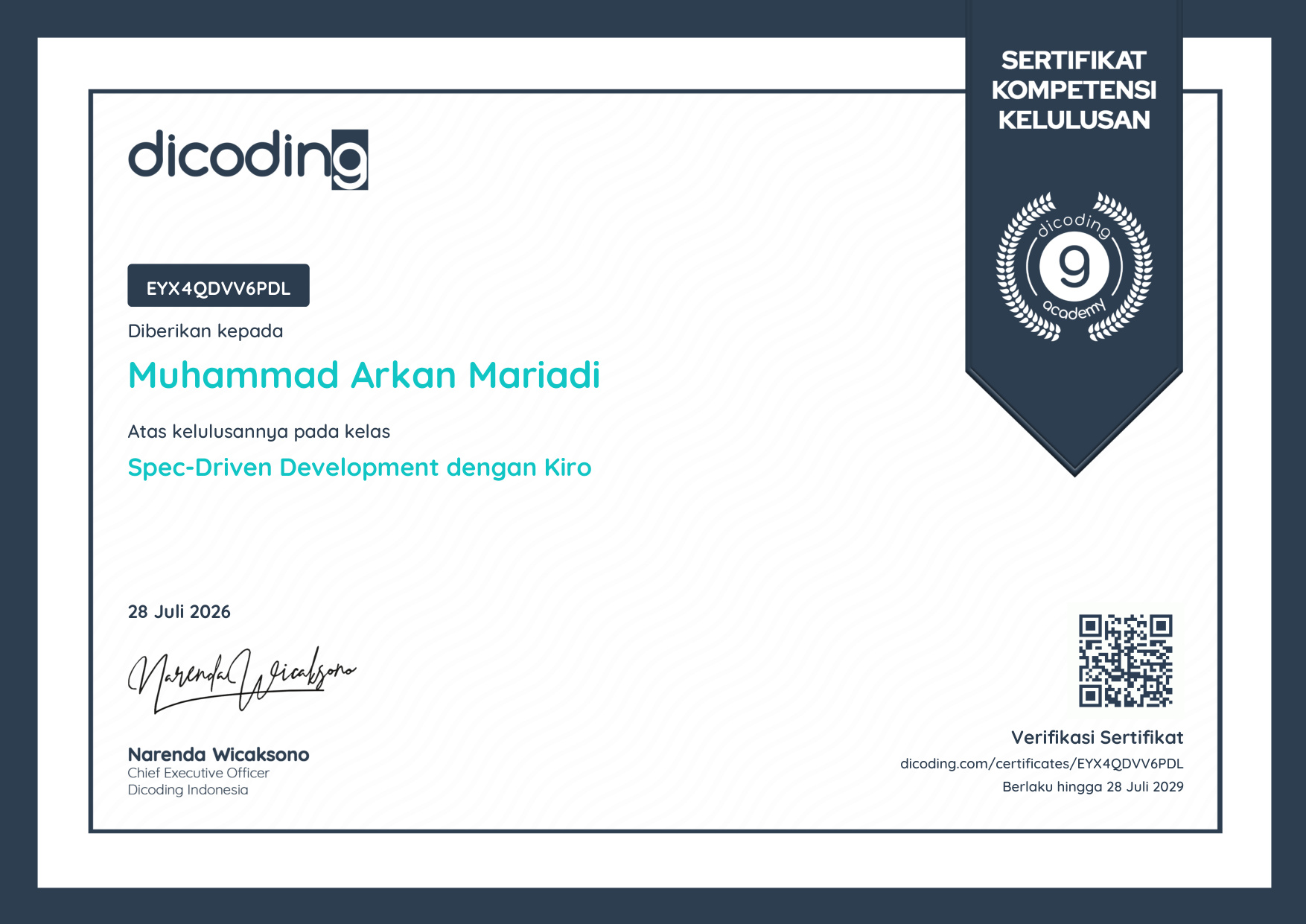 Spec-Driven Development with Kiro