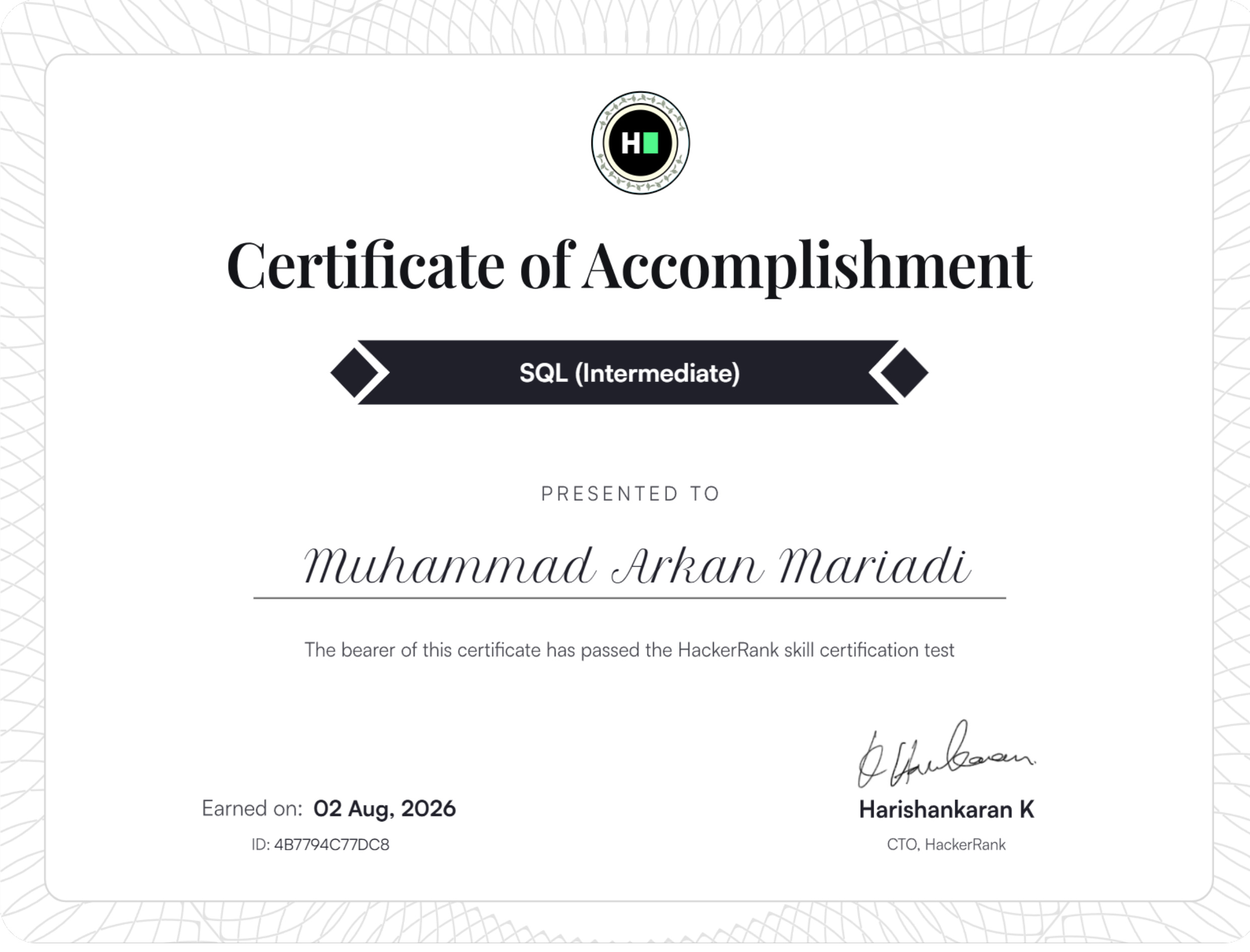 SQL (Intermediate)